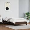 Cadru de pat, maro, 90x190 cm, piele ecologică
