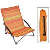 Hi scaun de plajă pliant, portocaliu, 65 x 55 x 25/65 cm