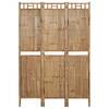 Paravan de cameră cu 3 panouri, 120 x 180 cm, bambus