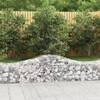 Coșuri gabion arcuite 11 buc, 200x50x40/60 cm, fier galvanizat