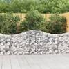 Coșuri gabion arcuite 14 buc, 200x30x80/100cm, fier galvanizat