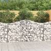 Coșuri gabion arcuite 9 buc, 200x50x100/120 cm, fier galvanizat