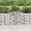 Coș gabion arcuit, 300x30x100/120 cm, fier galvanizat