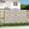 Coș gabion arcuit, 300x50x200/220 cm, fier galvanizat