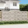 Coșuri gabion arcuite 5 buc, 400x50x180/200 cm, fier galvanizat