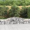 Coșuri gabion arcuite 5 buc, 400x50x40/60 cm, fier galvanizat