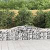 Coșuri gabion arcuite 5 buc, 400x50x60/80 cm, fier galvanizat