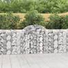 Coșuri gabion arcuite 6 buc, 200x30x100/120 cm fier galvanizat