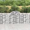 Coșuri gabion arcuite 7 buc, 200x30x100/120 cm fier galvanizat