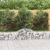 Coșuri gabion arcuite 6 buc, 200x30x40/60 cm, fier galvanizat