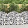 Coș gabion arcuit, 100x50x80/100 cm, fier galvanizat