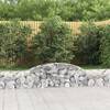 Coșuri gabion arcuite, 5 buc., 300x30x40/60 cm, fier galvanizat