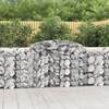 Coșuri gabion arcuite 10 buc, 300x50x100/120cm, fier galvanizat