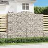 Coșuri gabion arcuite, 7 buc, 300x50x220/240cm, fier galvanizat