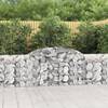 Coșuri gabion arcuite 20 buc, 300x30x80/100 cm, fier galvanizat