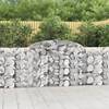 Coșuri gabion arcuite 7 buc, 300x30x100/120 cm fier galvanizat