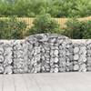 Coșuri gabion arcuite 5 buc, 300x50x100/120 cm, fier galvanizat