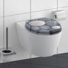 SchÜtte scaun de toaletă cu închidere silențioasă "grey stone"
