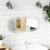 Oglindă de baie cu led, 90x40 cm, ovală