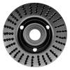Disc circular slefuit, modelat, raspel, pentru lemn, plastic, 125x22.2 mm, dedra