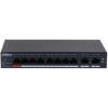 Switch 10 porturi gigabit 8 porturi poe cu management dahua - cs4010-8gt-110