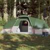 Cort de camping cupolă pentru 1 persoană, verde, impermeabil
