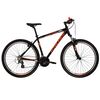 Bicicleta KROSS Hexagon 2.0 V-brake 26" negru/portocaliu/gri XS, Dimensiune roata: 26 inch, Marime cadru: XS, Culoare: negru/portocaliu/gri