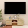 Comodă tv, 110x30x40 cm, lemn masiv de pin