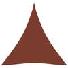 Parasolar cărămiziu 4,5x4,5x4,5 m țesătură oxford triunghiular