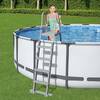 Bestway scară de siguranță piscină cu 4 trepte flowclear, 132 cm
