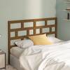 Tăblie de pat, maro miere, 141x4x100 cm, lemn masiv de pin