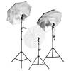 Kit lumini studio foto cu trepiede și umbrele