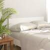 Tăblie de pat, alb, 160x1,5x80 cm, lemn prelucrat