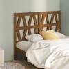 Tăblie de pat, maro miere, 146x4x100 cm, lemn masiv de pin