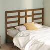 Tăblie de pat, maro miere, 156x4x104 cm, lemn masiv de pin