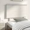 Tăblie de pat, alb, 104x6x82,5 cm, lemn masiv de pin