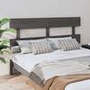 Tăblie de pat, gri, 154x3x81 cm, lemn masiv de pin