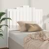 Tăblie de pat, alb, 106x4x110 cm, lemn masiv de pin