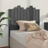 Tăblie de pat, gri, 96x4x110 cm, lemn masiv de pin