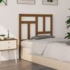 Tăblie de pat, maro miere, 80,5x4x100 cm, lemn masiv de pin