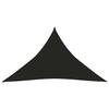 Pânză parasolar, negru, 3,5x3,5x4,9 m, hdpe, 160 g/m²