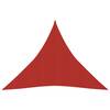 Pânză parasolar, roșu, 4,5x4,5x4,5 m, hdpe, 160 g/m²