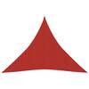 Pânză parasolar, roșu, 4x4x4 m, hdpe, 160 g/m²