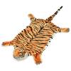 Covor model tigru 144 cm pluș maro