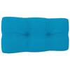 Pernă canapea din paleți, albastru, 80 x 40 x 12 cm