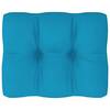 Pernă pentru canapea din paleți, albastru, 50 x 40 x 12 cm
