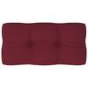 Pernă canapea din paleți, roșu vin, 80 x 40 x 12 cm