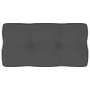 Pernă pentru canapea din paleți, negru, 80 x 40 x 12 cm