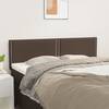 Tăblii de pat, 2 buc., maro, 72x5x78/88 cm, piele ecologică