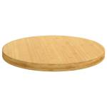 Blat de masă, Ø60x4 cm, bambus